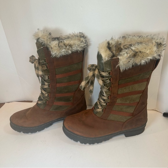 Keen Shoes - KEEN WapatoTall Waterproof Lace up insulated Brown Suede Boots Women Sz.8.5 NWOT
